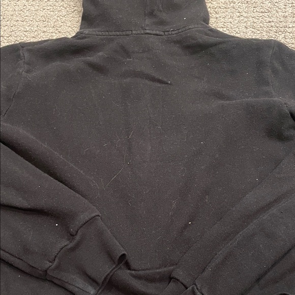 Brandy Melville Black Zip-Up Hoodie - Picture 5 of 6